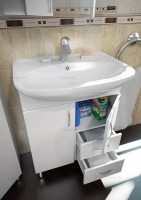 Мебель для ванной комнаты СаНта Сити 60 2 двери, 2 ящика