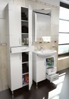 Мебель для ванной комнаты СаНта Сити 60 2 двери, 2 ящика