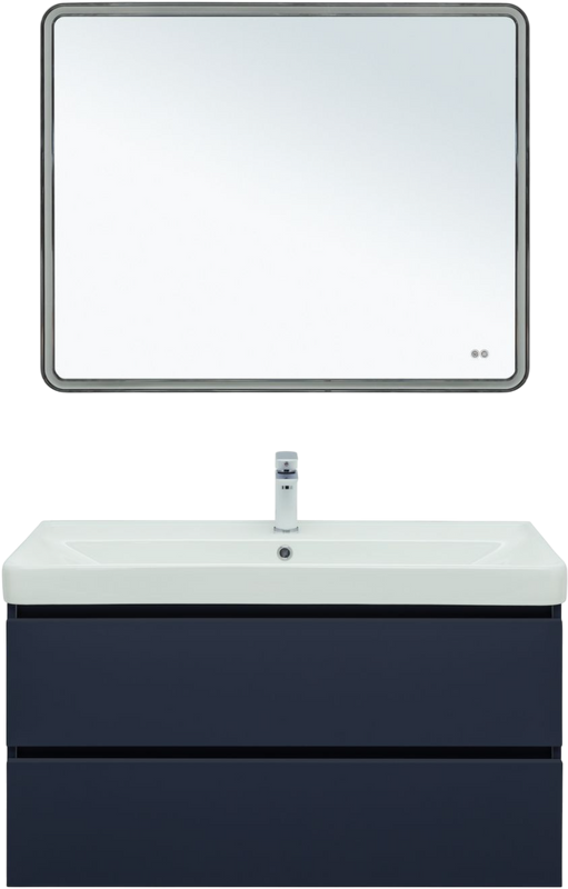 Мебель для ванной комнаты Aquanet Вега 2.0 100 подвесная, маренго