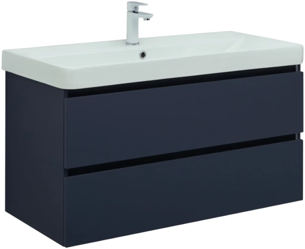 Мебель для ванной комнаты Aquanet Вега 2.0 100 подвесная, маренго
