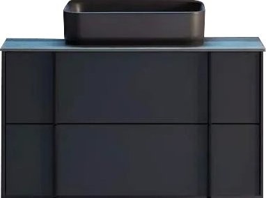 Тумба под раковину без столешницы Allen Brau Reality 120 подвесная, матовый антрацит