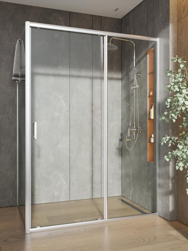 Душевой уголок Orange E23 14090TCR стекло прозрачное, профиль хром