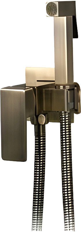 Гигиенический душ Haiba HB5512-4 со смесителем, бронза