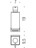 Набор Стакан Colombo Design Look B1602.NM + Дозатор B9316.NM