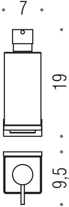 Набор Стакан Colombo Design Look B1602.NM + Дозатор B9316.NM