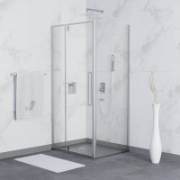 Душевой уголок RGW Stilvoll SV-03+100 см (99-102)x100x200 профиль хром, стекло прозрачное