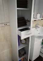 Шкаф пенал для ванной СаНта Стандарт 30 1 ящик Шкаф пенал для ванной СаНта Стандарт 30 1 ящик