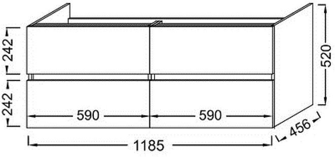 Мебель для ванной комнаты Jacob Delafon Tolbiac 120 дуб давос натуральный