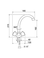 Смеситель для кухни РМС SL119-271 хром Смеситель для кухни РМС SL119-271 хром