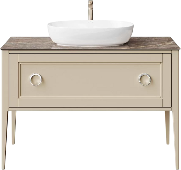 Тумба под раковину KERAMA MARAZZI Plaza Classic Neo 120 с органайзером, капучино матовый