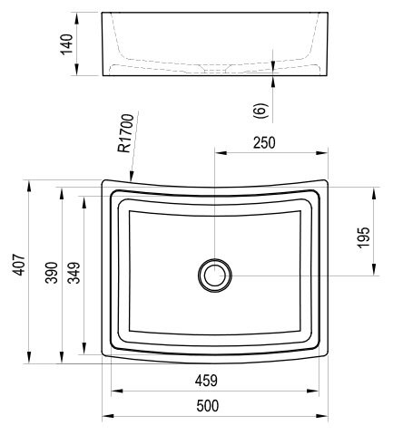 Тумба с раковиной Ravak столешница L 100 темный орех