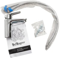 Смеситель для раковины BelBagno Due LVM-CRM-W0 хром