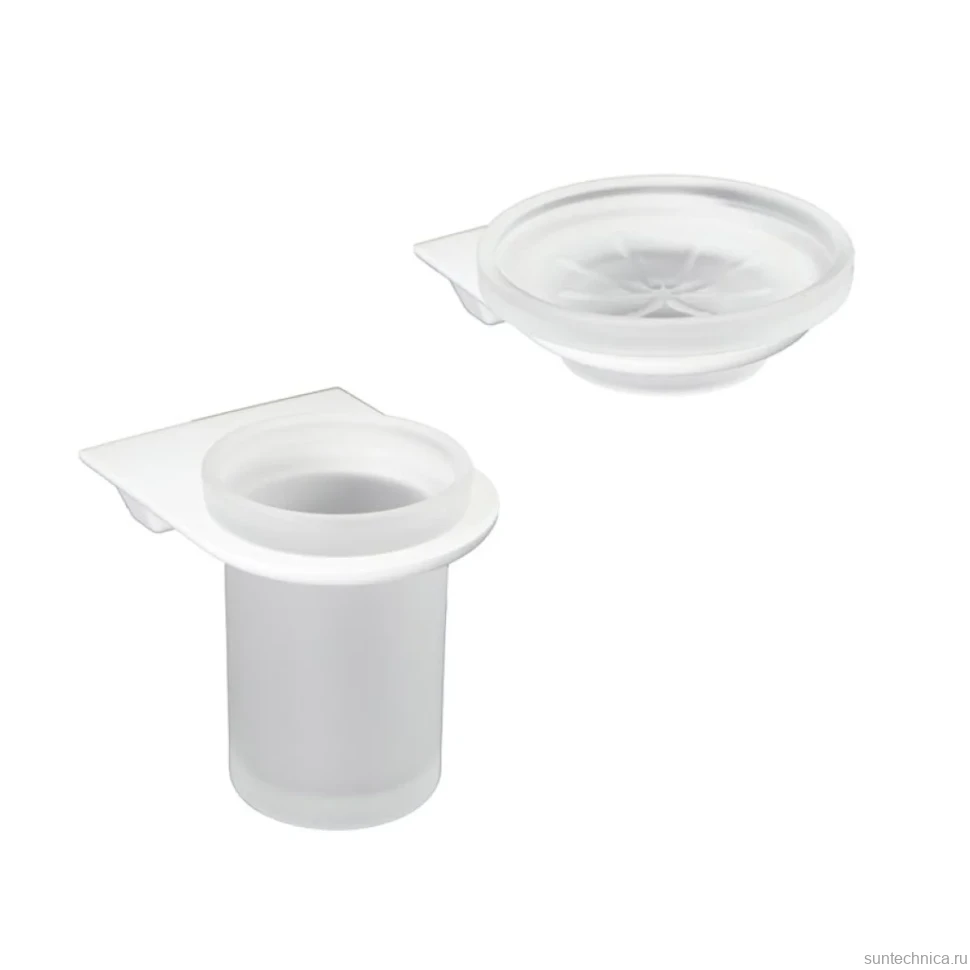 Набор Стакан Wasserkraft Kammel K-8328WHITE + Мыльница K-8329WHITE