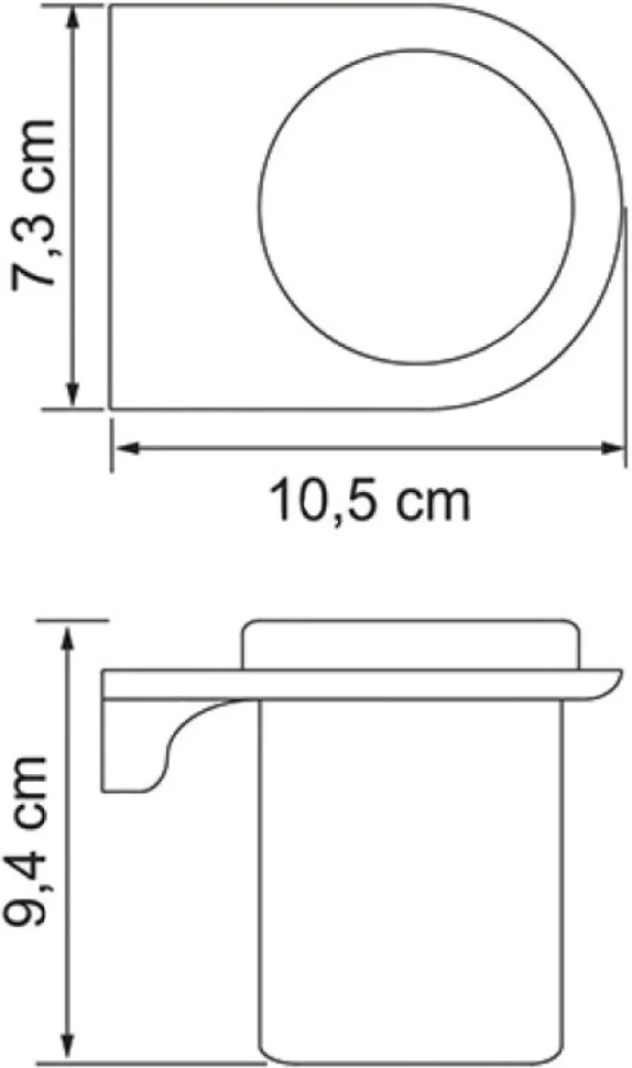 Набор Стакан Wasserkraft Kammel K-8328WHITE + Мыльница K-8329WHITE