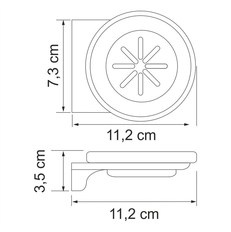 Набор Стакан Wasserkraft Kammel K-8328WHITE + Мыльница K-8329WHITE
