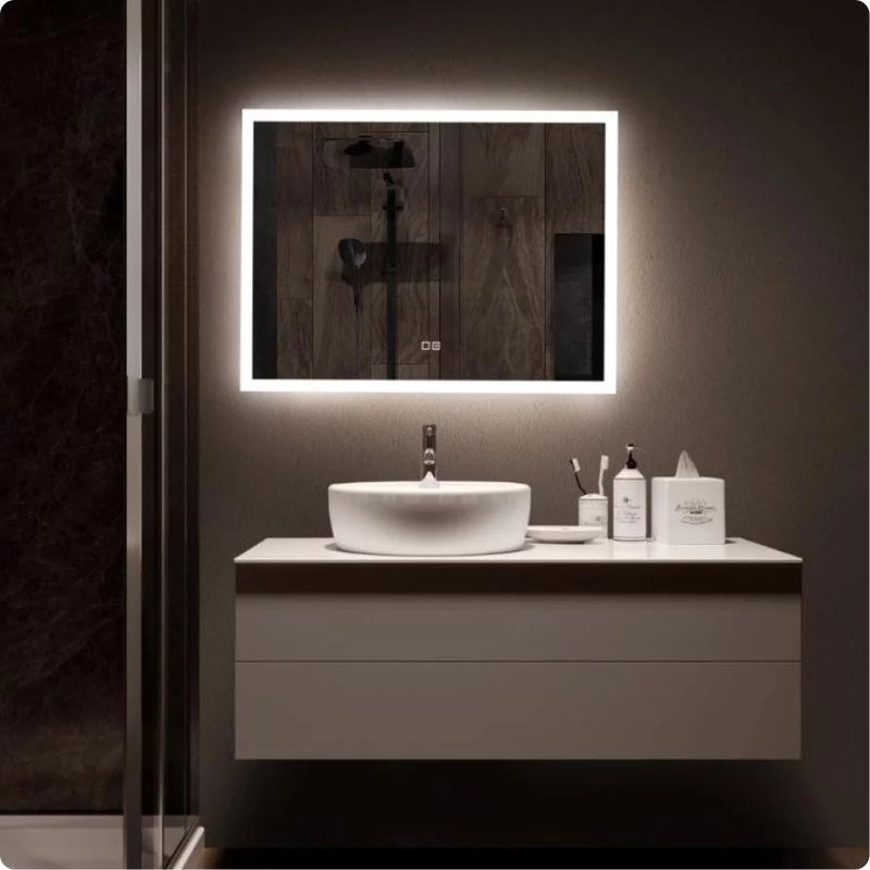 Зеркало в ванную AQUAme 80x60