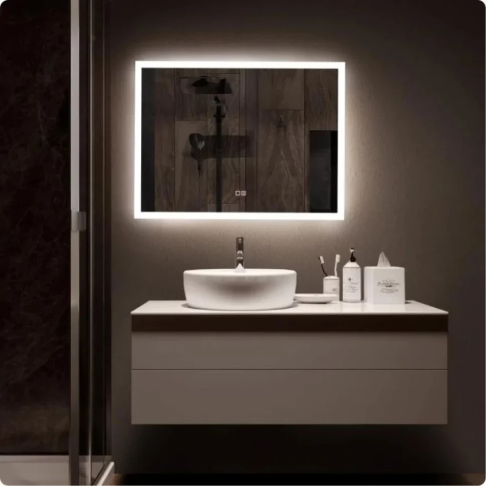 Зеркало в ванную AQUAme 80x60