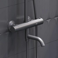 Душевая стойка Damixa Jupiter 977810300 черная матовая