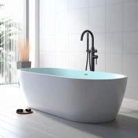 Напольный смеситель для ванны с душем AQUATEK Европа AQ1345MB матовый черный Напольный смеситель для ванны с душем AQUATEK Европа AQ1345MB матовый черный