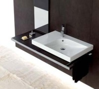 Раковина Hatria Grandangolo DX Y0YD01 75, без готовых отверстий под смеситель