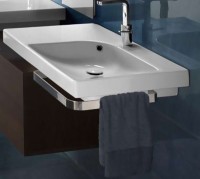 Раковина Hatria Grandangolo DX Y0YD01 75, без готовых отверстий под смеситель