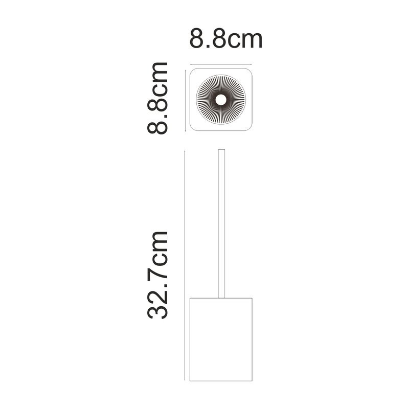 Ершик для унитаза Wasserkraft Fulda K-691127 белый