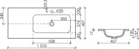 Мебельная раковина Ceramicanova Grace CN7015 100
