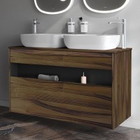 Мебель для ванной комнаты AM.PM Func 120 дуб крафт, со столешницей, раковина M8FWCC10510WG