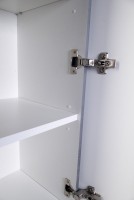 Шкаф пенал для ванной Style Line Атлантика Люкс Plus 35 с бельевой корзиной, бетон темный
