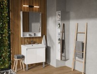 Зеркало-шкаф AQUATON Сканди 70 белое