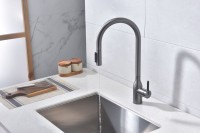 Смеситель для кухни Paulmark Universal Un213880-GM вороненая сталь