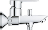 Душевой комплект Смеситель Grohe BauEdge 23604001 + Стойка New Tempesta Rustic 27399002