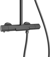 Душевая стойка STWORKI Лерум S04170GB воронёная сталь