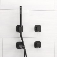 Встраиваемый смеситель для душа и ванны Wasserkraft Nuthe A9151.264.315.327.242.217 С ВНУТРЕННЕЙ ЧАСТЬЮ, черный