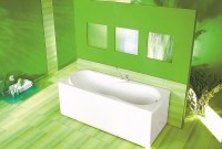 Акриловая ванна Roca Uno 170x75 см, встраиваемая, белая, с каркасом