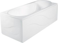 Акриловая ванна Roca Uno 170x75 см, встраиваемая, белая, с каркасом