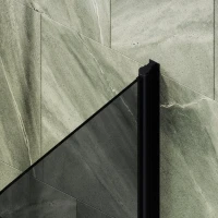 Шторка на ванну Maybahglass MGV-779-6 60x140, профиль черный, стекло графит