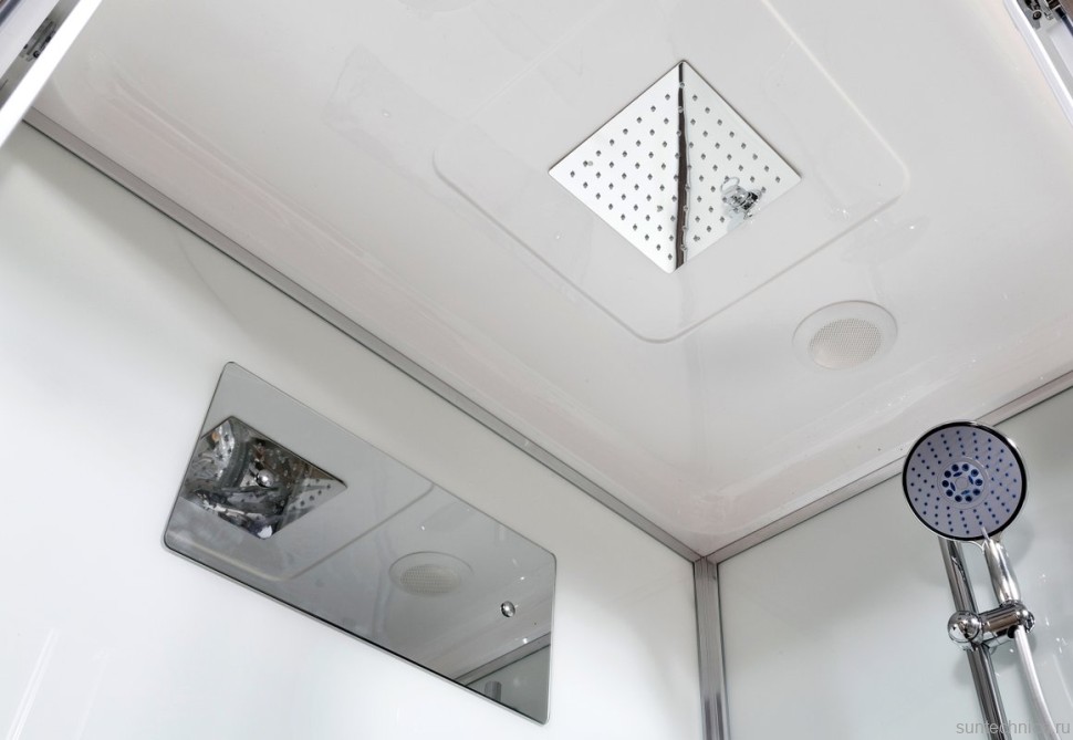 Душевая кабина DTO K402S 120х90, профиль хром, стекло прозрачное