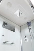 Душевая кабина DTO K402S 120х90, профиль хром, стекло прозрачное