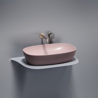 Накладная раковина Ceramicanova Element CN6049MP розовая матовая