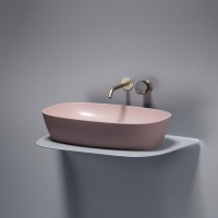 Накладная раковина Ceramicanova Element CN6049MP розовая матовая