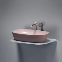 Накладная раковина Ceramicanova Element CN6049MP розовая матовая