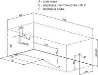 Акриловая ванна Aquanet Bright 233143 180x80 см, пристенная, белая, с каркасом