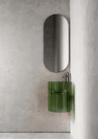Раковина Abber Kristall AT2705 emerald, зеленая