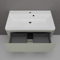 Тумба напольная "Манхэттен 80" ЭМАЛЬ, под раковину ASTI, 2 ящика, PLUS, олива Тумба напольная "Манхэттен 80" ЭМАЛЬ, под раковину ASTI, 2 ящика, PLUS, олива