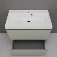 Тумба напольная "Манхэттен 80" ЭМАЛЬ, под раковину ASTI, 2 ящика, PLUS, олива Тумба напольная "Манхэттен 80" ЭМАЛЬ, под раковину ASTI, 2 ящика, PLUS, олива