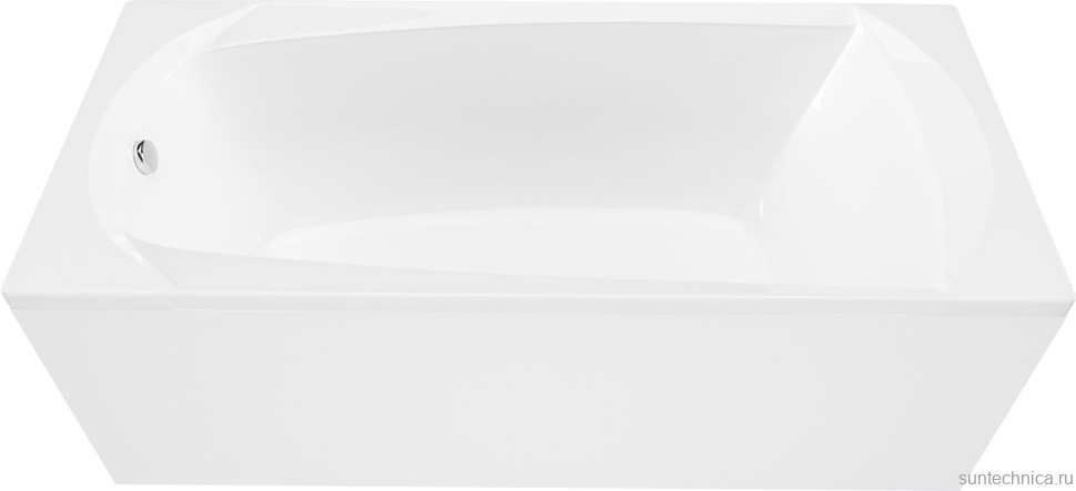 Акриловая ванна 1MarKa Elegance 160x70 см, пристенная, белая