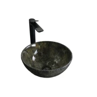 Накладная раковина GID Esfera Mnc486 32 под глянцевый камень, круглая, фаянс