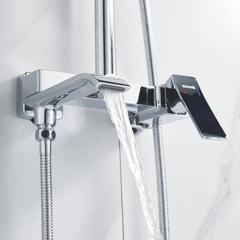 Душевая стойка Shevanik S4036 хром
