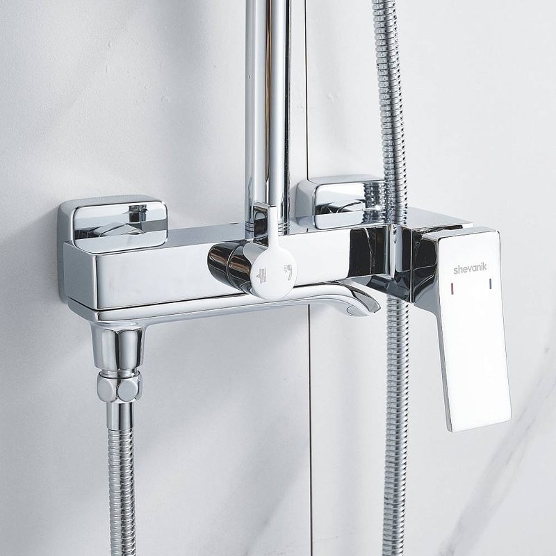 Душевая стойка Shevanik S4036 хром